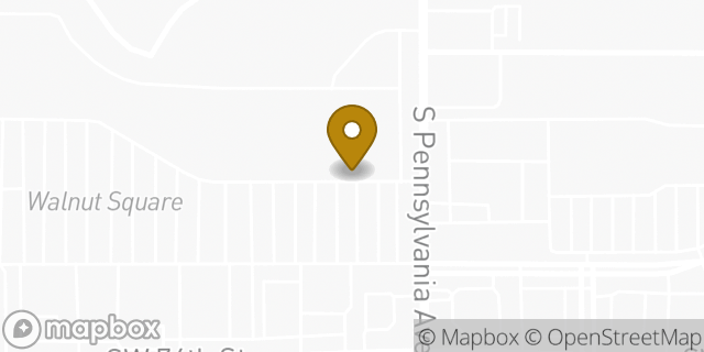 Map showing the location of Amazon Locker - Igor in Oklahoma City, OK 73159