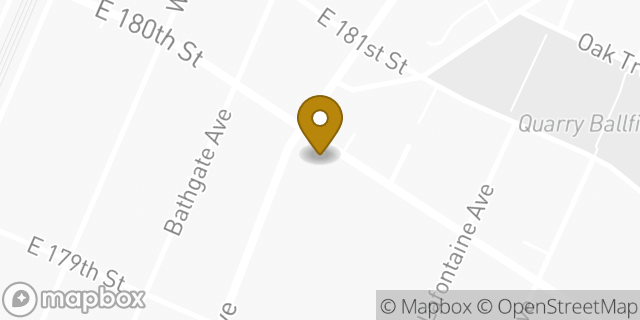 Map showing the location of Amazon Locker - Festival in Bronx, NY 10457