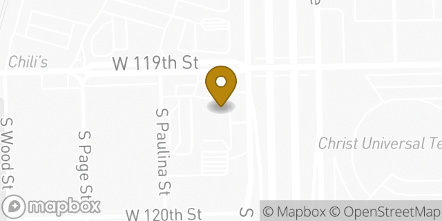 Map showing the location of Amazon Locker - Inventor in Calumet Park, IL 60827