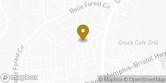 Map showing the location of TJ Maxx in Nashville, TN 37221