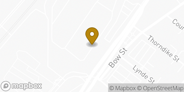 Map showing the location of Dunkin' Donuts in Everett, MA 02149