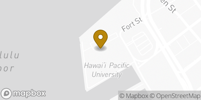 Map showing the location of Amazon Locker - Tapestry in Honolulu, HI 96813