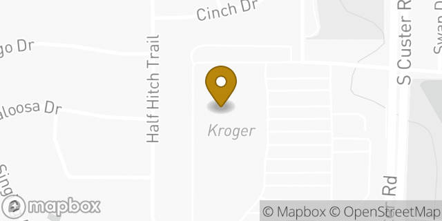 Map showing the location of ATM Kroger in Frisco, TX 75034