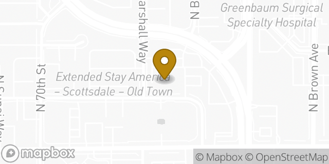 Map showing the location of Staples in Scottsdale, AZ 85251