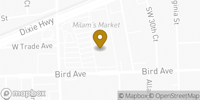 Map showing the location of The Home Depot in Miami, FL 33133