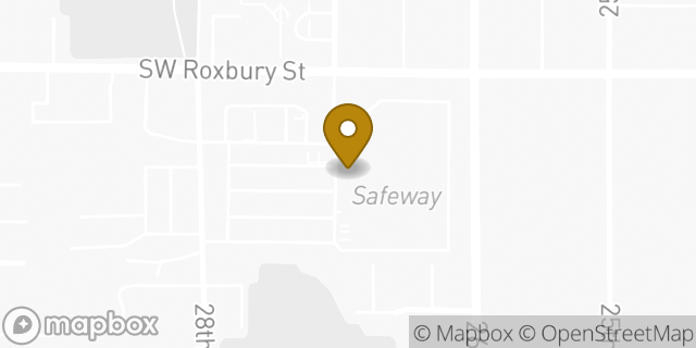 Map showing the location of Amazon Locker - Howdy in Seattle, WA 98126