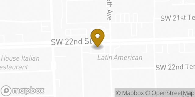 Map showing the location of Citibank in Miami, FL 33145