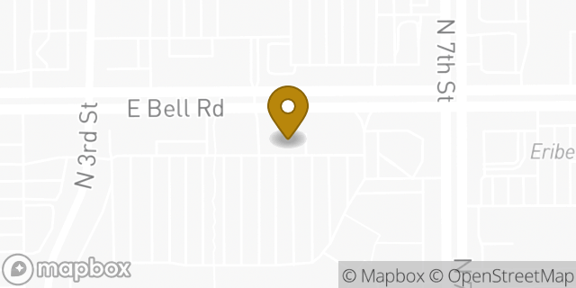 Map showing the location of Chipotle Mexican Grill in Phoenix, AZ 85022