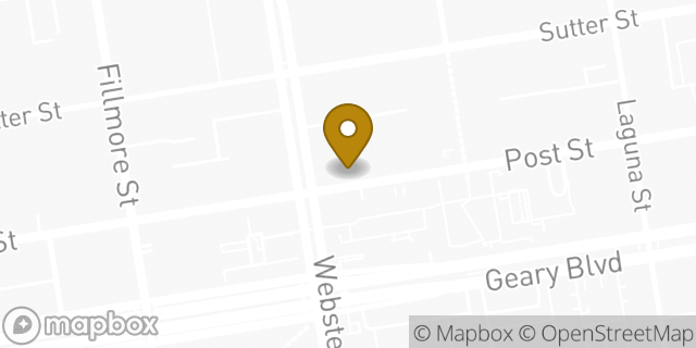 Map showing the location of The UPS Store in San Francisco, CA 94115