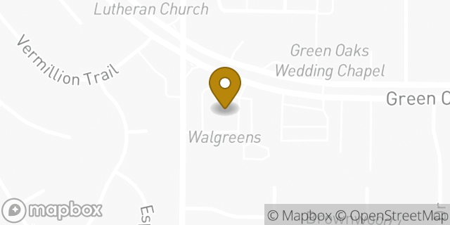 Map showing the location of Walgreens in Arlington, TX 76017