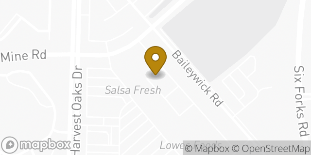 Map showing the location of ATM Walgreens in Raleigh, NC 27615