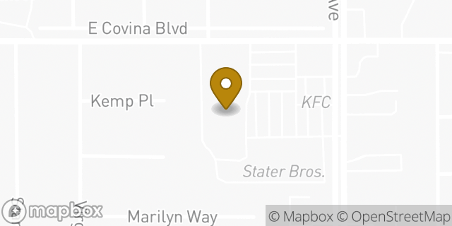 Map showing the location of The UPS Store 6983 in Covina, CA 91724