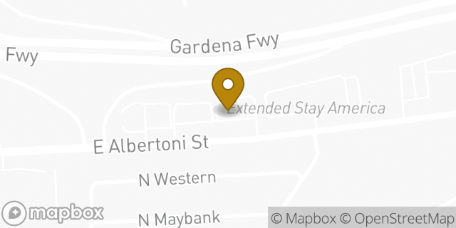 Map showing the location of The UPS Store in Carson, CA 90746