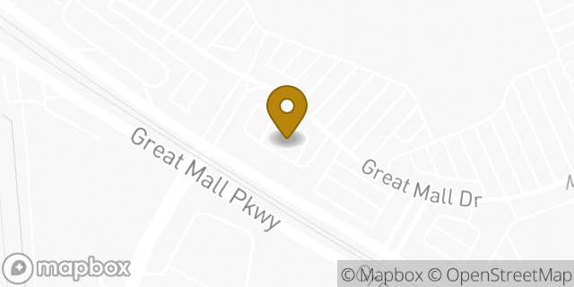 Map showing the location of McDonald's in Milpitas, CA 95035