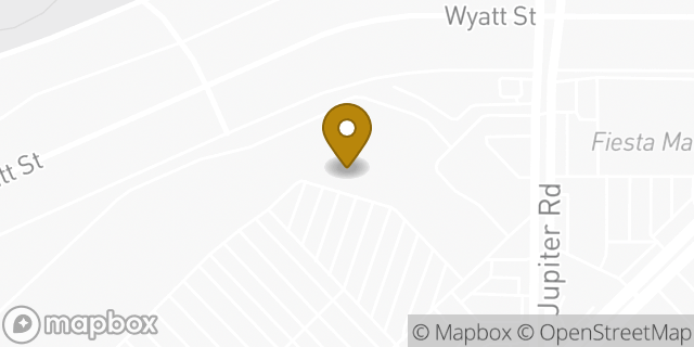 Map showing the location of Amazon Locker - Fortitude in Dallas, TX 75218