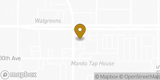 Map showing the location of Chase Bank in Spokane, WA 99203