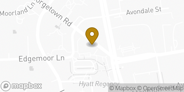 Map showing the location of Dunkin' in Bethesda, MD 20814