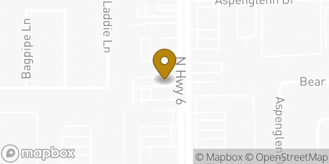 Map showing the location of Dunkin' in Houston, TX 77084