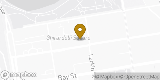 Map showing the location of Amazon Locker - Shirley in San Francisco, CA 94109