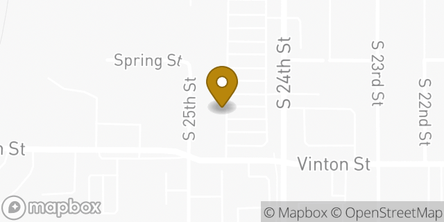Map showing the location of Buffalo Wild Wings in Omaha, NE 68108
