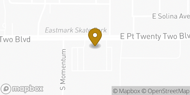 Map showing the location of The Church of Jesus Christ of Latter-day Saints in Mesa, AZ 85212