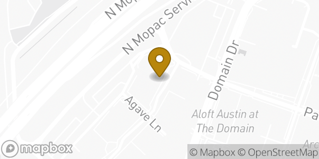Map showing the location of Lululemon in Austin, TX 78758