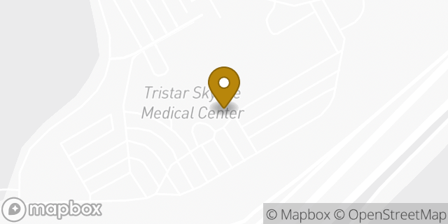 Map showing the location of Starbucks in Nashville, TN 37207