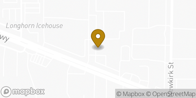 Map showing the location of Amazon Locker - Caracal in Dallas, TX 75220