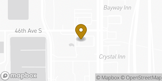 Map showing the location of Starbucks in St Petersburg, FL 33711