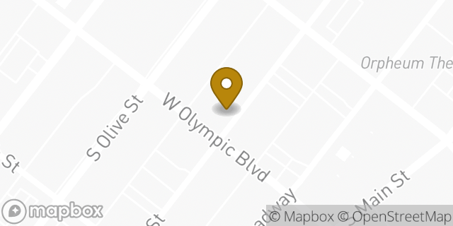 Map showing the location of Chipotle Mexican Grill in Los Angeles, CA 90015