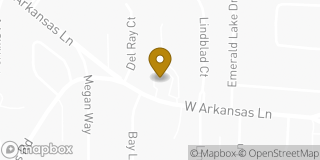 Map showing the location of Amazon Locker - Fortnight in Arlington, TX 76016