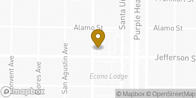 Map showing the location of 7-Eleven in Laredo, TX 78040