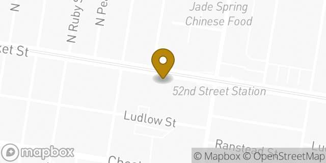Map showing the location of Amazon Locker - Kanu in Philadelphia, PA 19139
