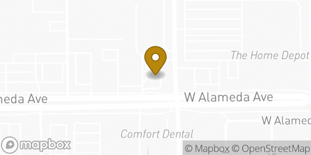Map showing the location of McDonald's in Lakewood, CO 80226