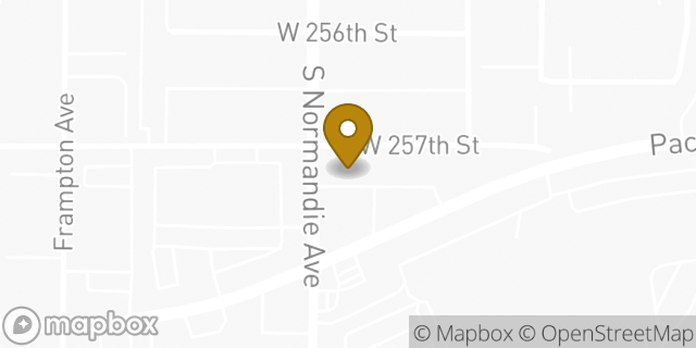 Map showing the location of Subway in Los Angeles, CA 90710