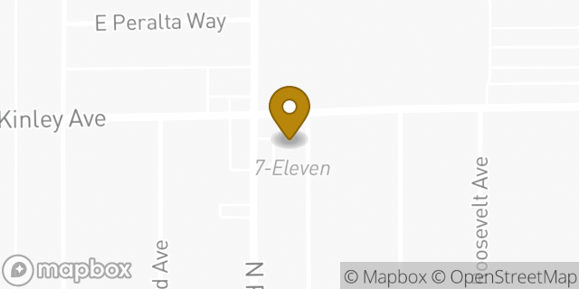 Map showing the location of ATM 7ELEVEN-FCTI in Fresno, CA 93728