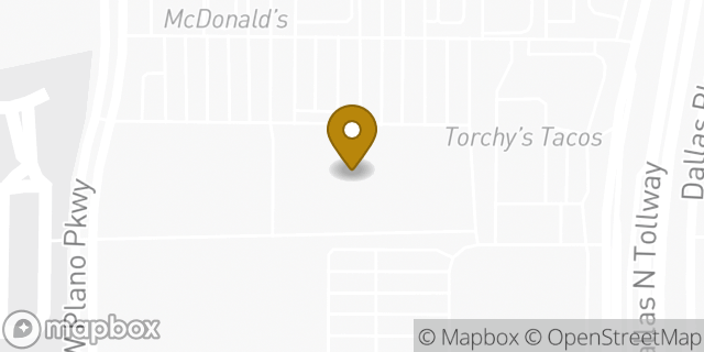 Map showing the location of The Home Depot in Plano, TX 75093