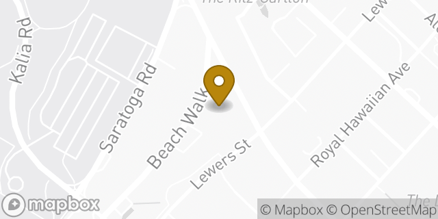Map showing the location of CVS Pharmacy in Honolulu, HI 96815