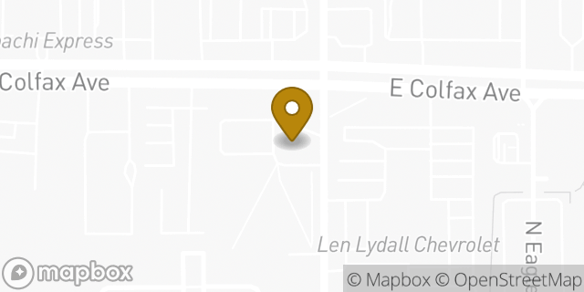 Map showing the location of ATM 7ELEVEN, INC. in Aurora, CO 80011