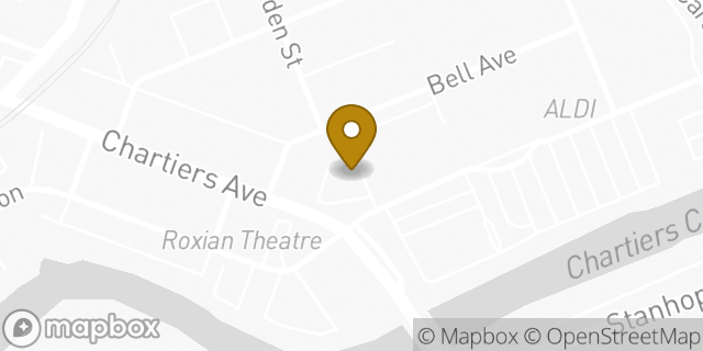 Map showing the location of Chase Bank in McKees Rocks, PA 15136