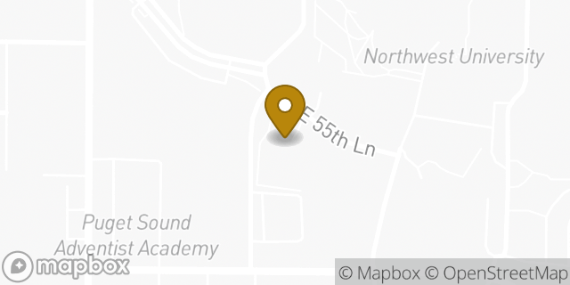 Map showing the location of Amazon Locker - Unagi in Kirkland, WA 98033