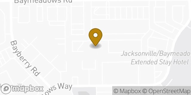 Map showing the location of CubeSmart Self Storage in Jacksonville, FL 32256