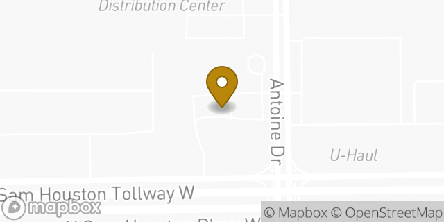 Map showing the location of Amazon Locker - Coverall in Houston, TX 77086
