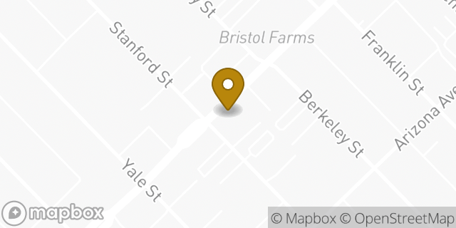 Map showing the location of Bank of America Walk-Up ATM | Wilshire Berkeley in Santa Monica, CA 90403