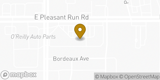Map showing the location of Amazon Locker - Minim in Desoto, TX 75115