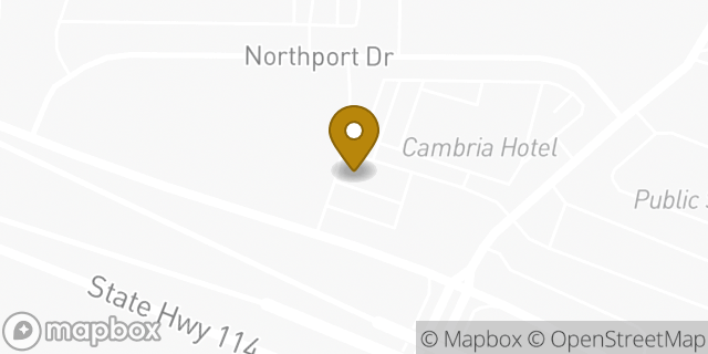 Map showing the location of Amazon Locker - Nimisha in Northlake, TX 76262