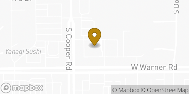 Map showing the location of ATM Walgreens in Gilbert, AZ 85233
