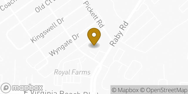 Map showing the location of 7-Eleven in Norfolk, VA 23502