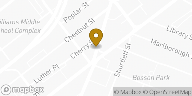 Map showing the location of Dunkin' in Chelsea, MA 02150