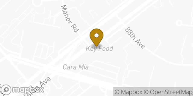 Map showing the location of Amazon Locker - Billboard in Queens Village, NY 11427